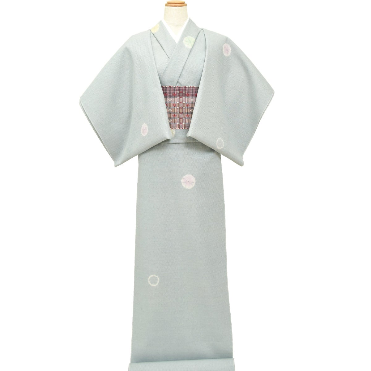 はごろ木綿 ほたるぼかし ライトグレー | おべべほほほ