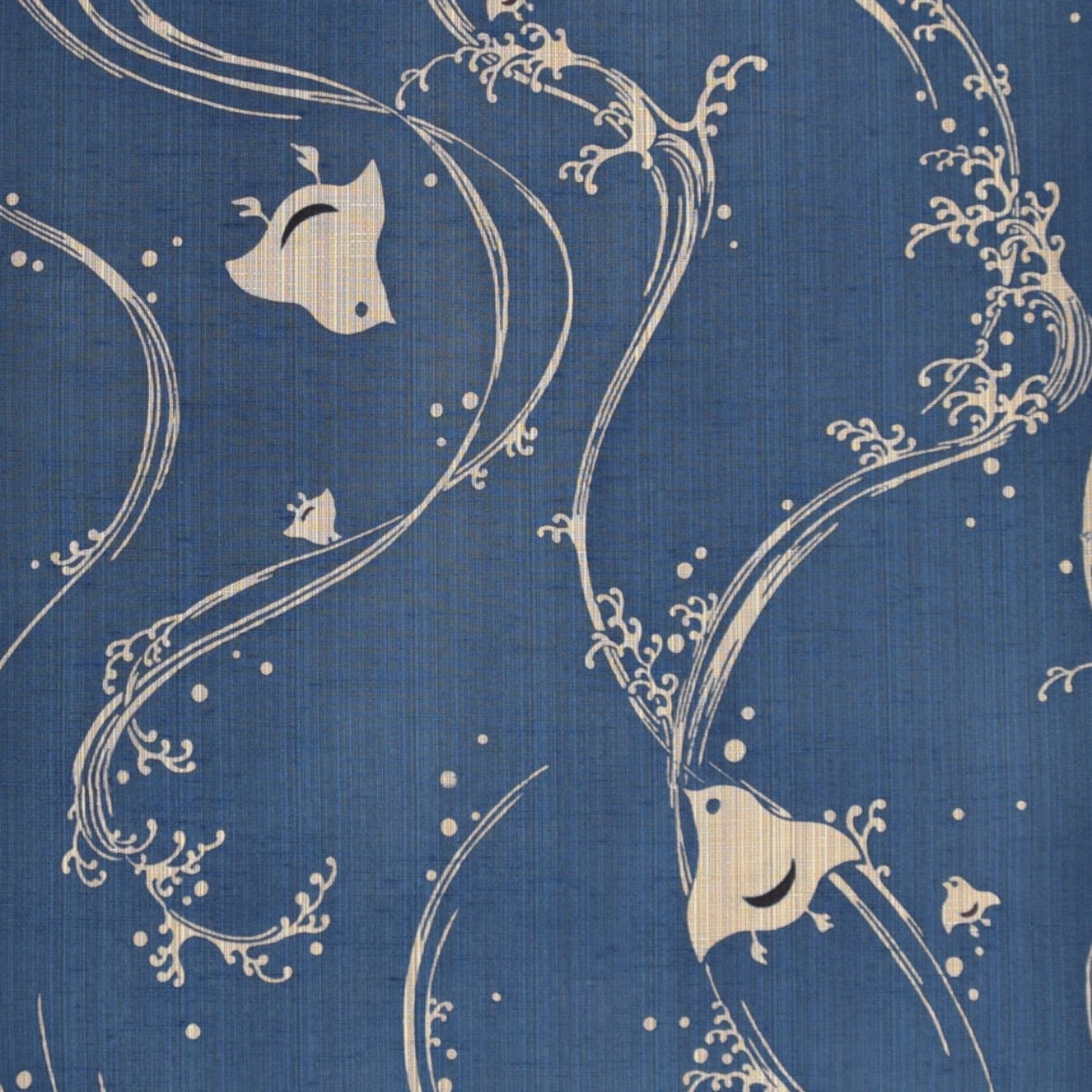 浴衣 竺仙 奥州小紋 千鳥 2025年新作 | おべべほほほ