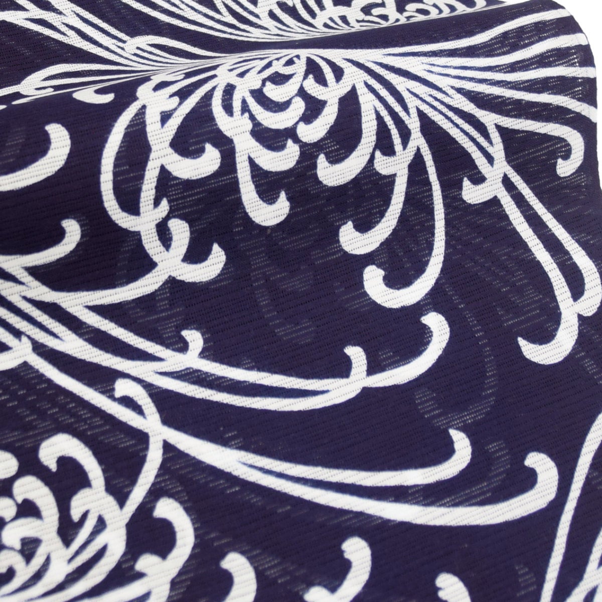 浴衣 竺仙 綿絽 地染 乱菊 | おべべほほほ