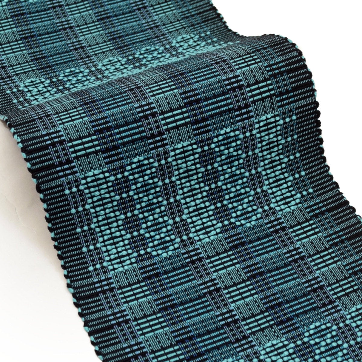 Os334 裂織 半幅帯 Os180 裂織 半巾帯