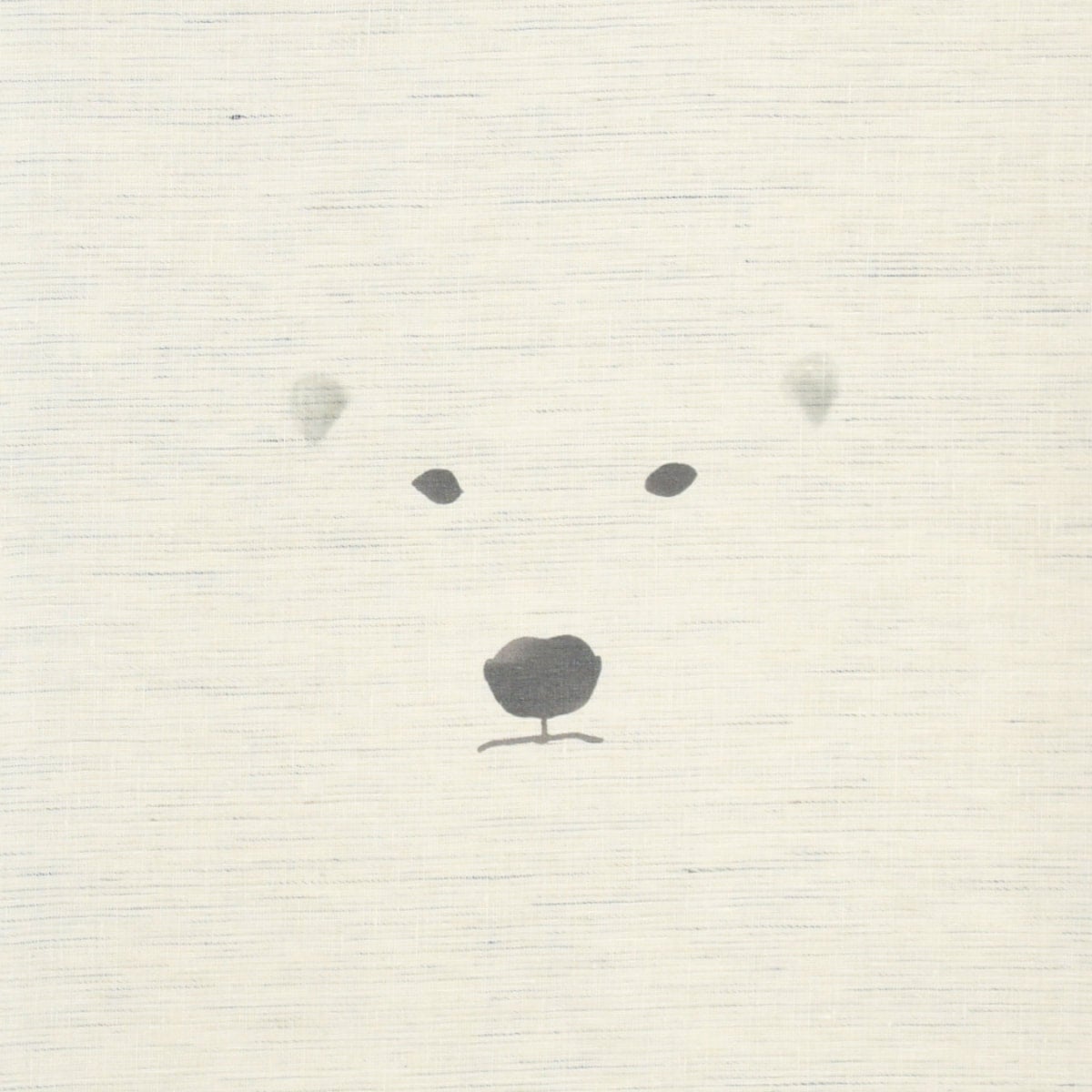 召しませ花】麻京袋帯 夏名古屋帯 白くま/シロクマ | おべべほほほ