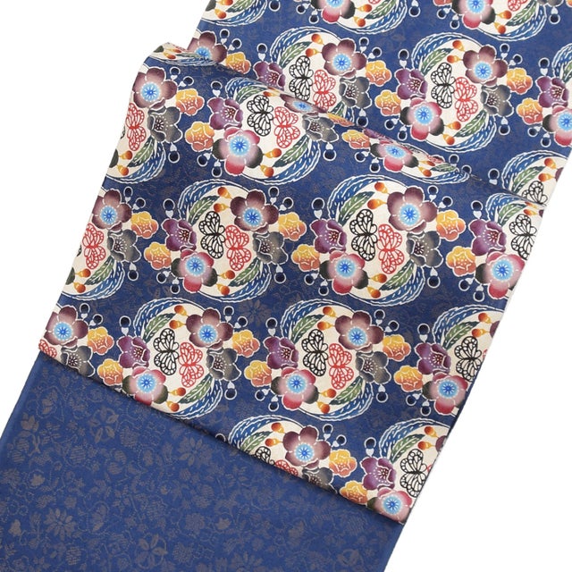美品 本場奄美 龍郷大島紬 なごや帯・帯揚げ・帯〆４点 正絹 Tｓ502 美品 本場奄美 龍郷大島紬 なごや帯・帯揚げ・帯〆4点 正絹