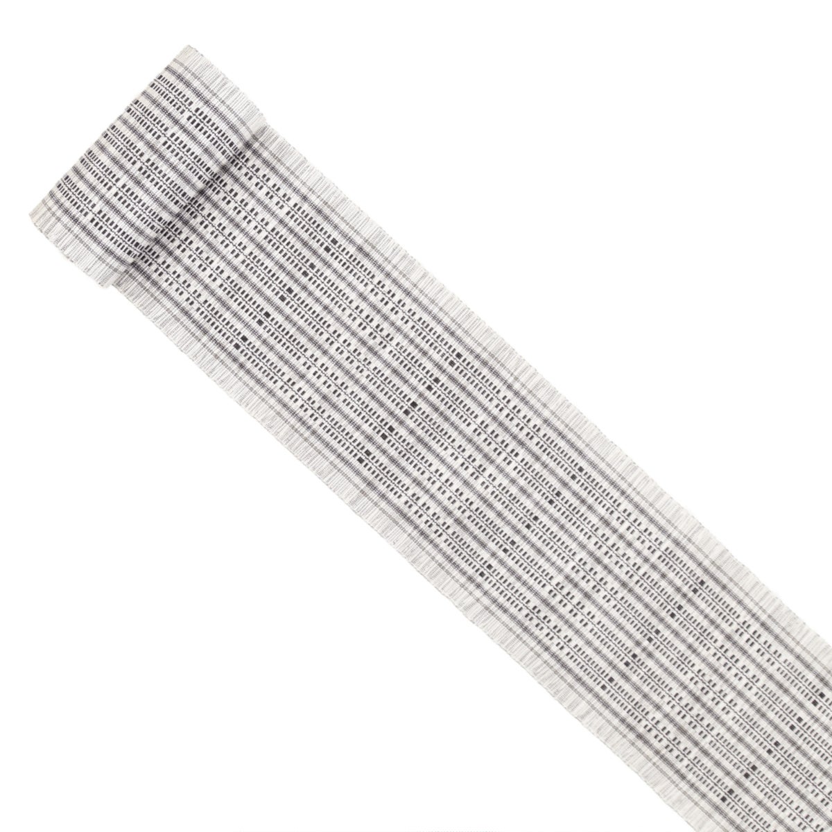 アバカ半幅帯M+abaca 網代に花繋ぎ夏単衣6542