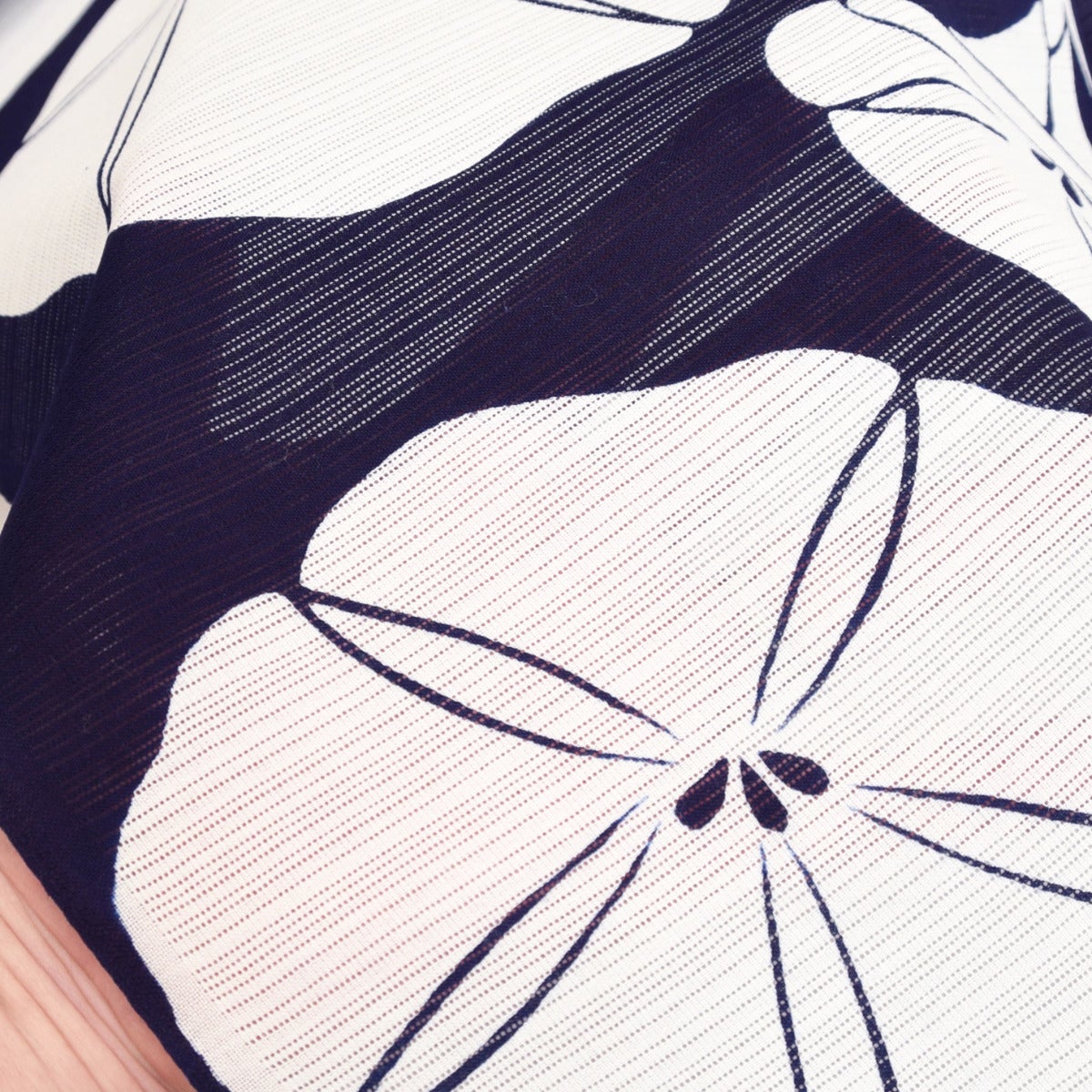 浴衣 竺仙 綿絽 地染 大朝顔 2025年新作 | おべべほほほ