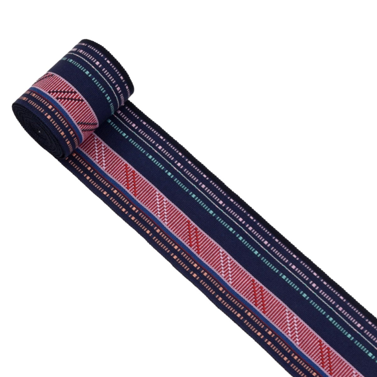 ティータイムです。　　花織　首里織　道頓織　首里花織 角帯 やしらみ花織/首里織 サンセットカラー | おべべほほほ