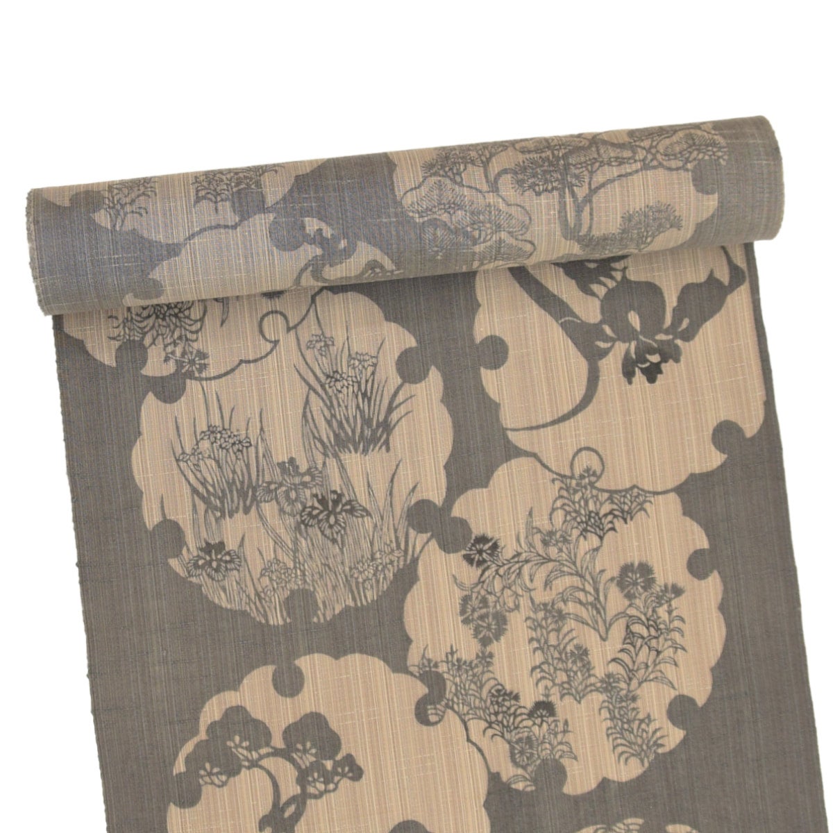 浴衣 竺仙 奥州小紋 乱菊 | おべべほほほ