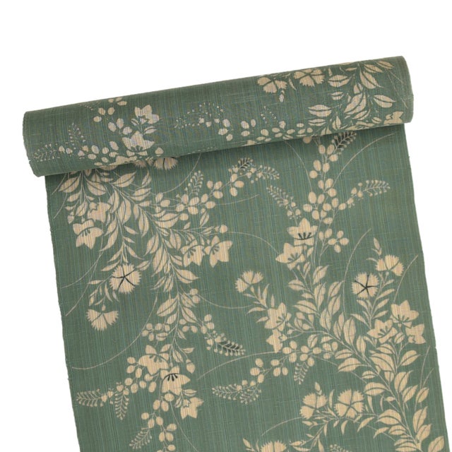 竺仙◆奥州小紋　乱菊◆数回着用 楽天市場】【再入荷いたしました！】竺仙鑑製浴衣地 奥州小紋 菊